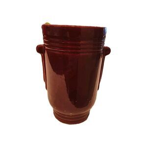 Antique Art Deco Double Handle Arts &Crafts Brush McCoy 8" Vase